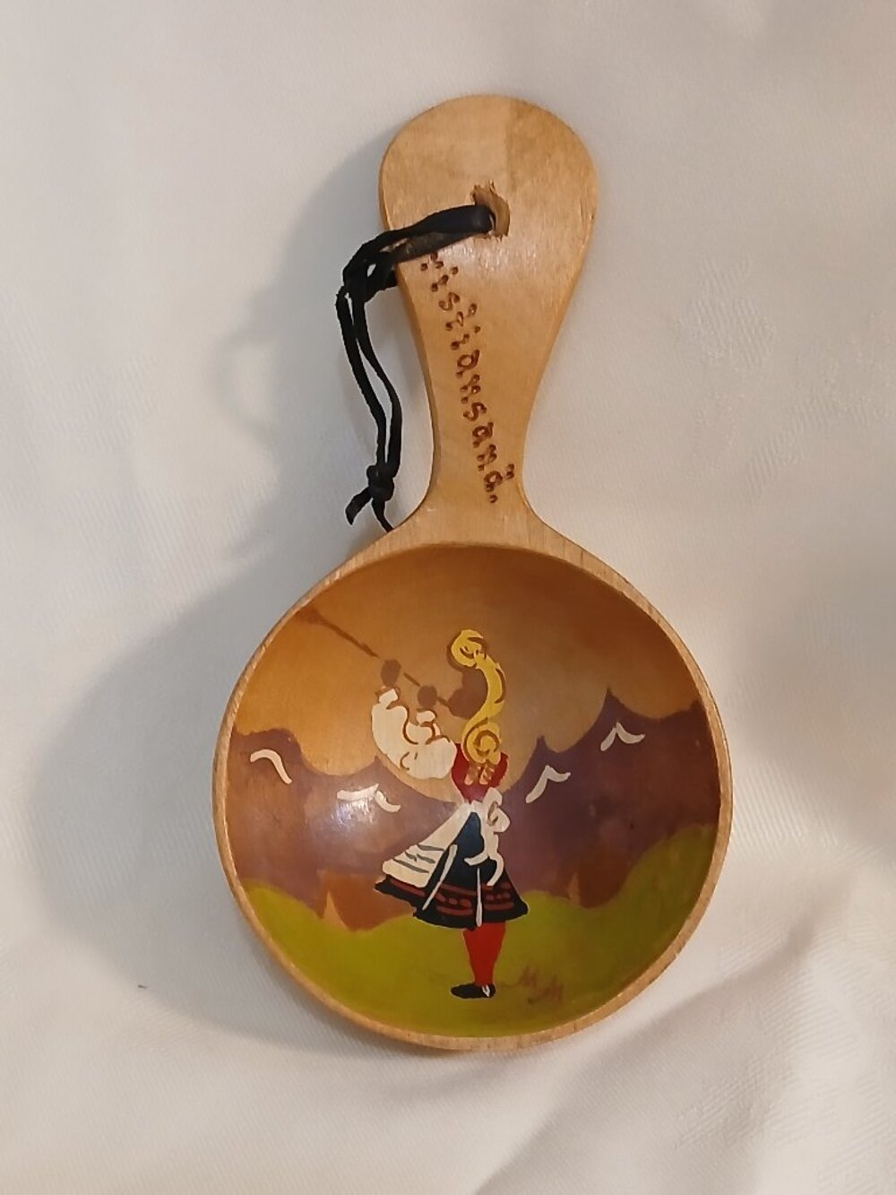 Vintage "Kuksa Cup" Scandinavian Hand Painted-Folk Art-Kristiansand